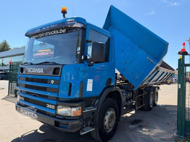Kamion za otkači Scania 124C-360 6x4 TIPPER BORDMATIC - 2 SEITEN KIPPER...