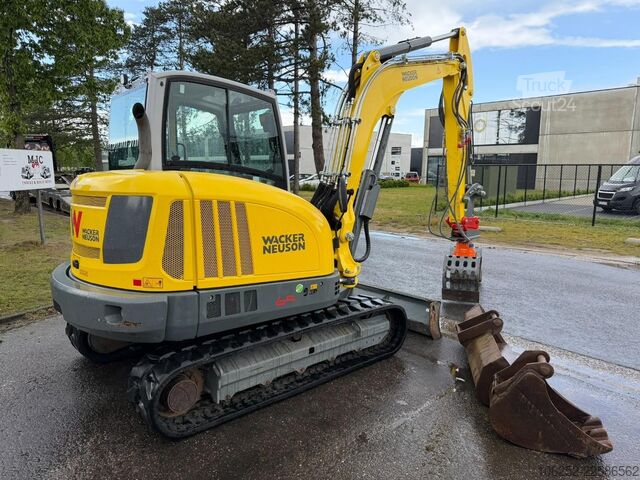 Mini bager WACKER NEUSON ET 65  + KINSHOFER GRABBER / GREIFER - *789h* -...