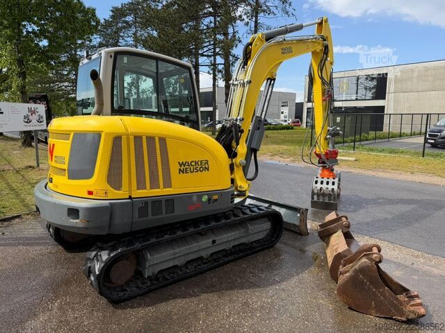 Miniescavatore WACKER NEUSON ET 65  + KINSHOFER GRABBER / GREIFER - *789h* -...