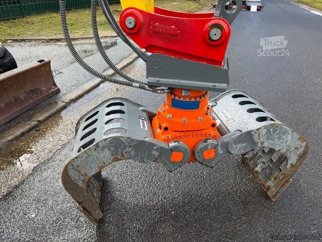 Miniescavatore WACKER NEUSON ET 65  + KINSHOFER GRABBER / GREIFER - *789h* -...
