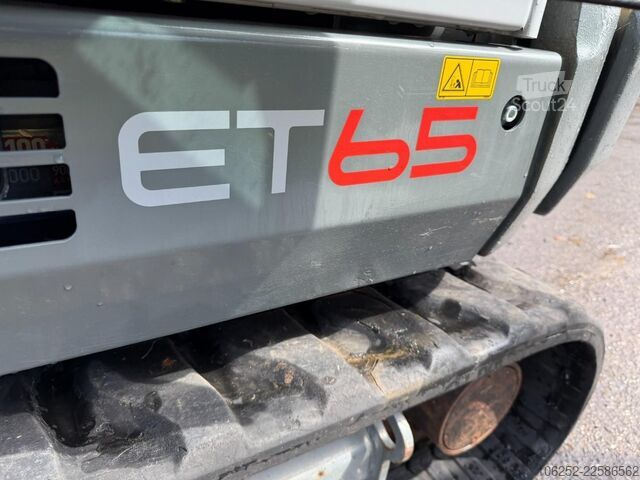 Miniescavatore WACKER NEUSON ET 65  + KINSHOFER GRABBER / GREIFER - *789h* -...