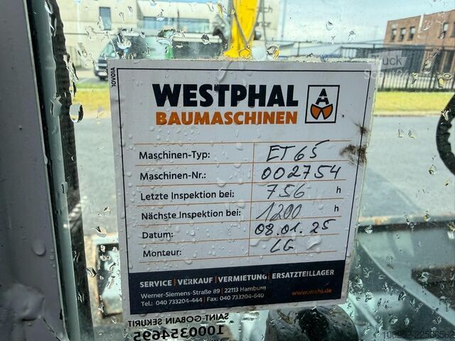 Miniescavatore WACKER NEUSON ET 65  + KINSHOFER GRABBER / GREIFER - *789h* -...