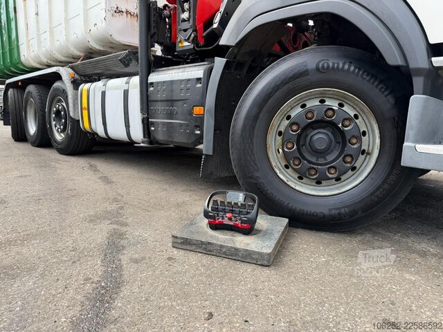 Kablio rankenos sistema Volvo FM 420 8x2 HOOKLIFT + CRANE PALFINGER PK19.001 ...