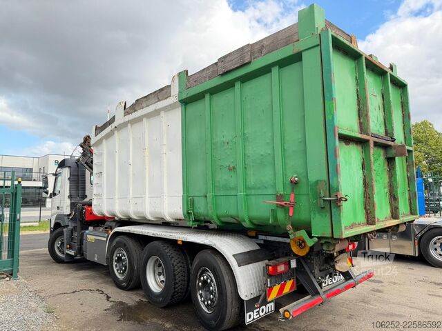 Kablio rankenos sistema Volvo FM 420 8x2 HOOKLIFT + CRANE PALFINGER PK19.001 ...