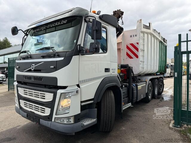 Система крюкообразных рычагов Volvo FM 420 8x2 HOOKLIFT + CRANE PALFINGER PK19.001 ...