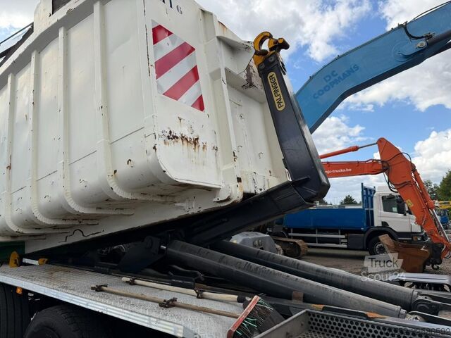 Система крюкообразных рычагов Volvo FM 420 8x2 HOOKLIFT + CRANE PALFINGER PK19.001 ...