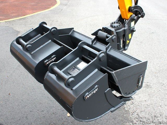 حفارة صغيرة بما في ذلك قارنة سريعة - هيدروليك JCB 19 C-1 PRO Luxus-Vollausstattung sofort verfügbar