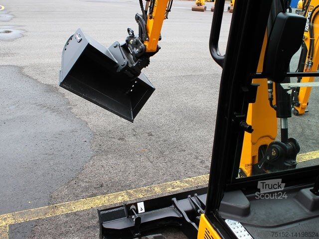 حفارة صغيرة بما في ذلك قارنة سريعة - هيدروليك JCB 19 C-1 PRO Luxus-Vollausstattung sofort verfügbar