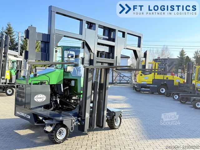 Wózek widłowy czterokierunkowy Combilift C5000L GAS DUPLEX 4100 POSITIONER CABIN