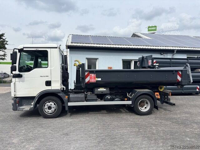 Abrollkipper Transporter man TGL 8.190 BL City Abrollkipper , 2 x AHK sofort verfügbar!