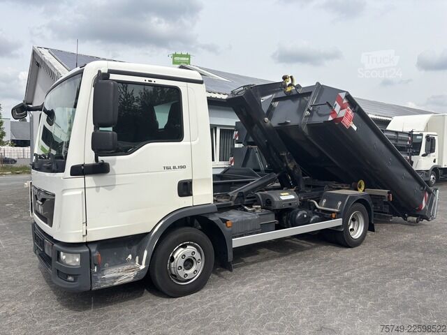 Abrollkipper Transporter man TGL 8.190 BL City Abrollkipper , 2 x AHK sofort verfügbar!