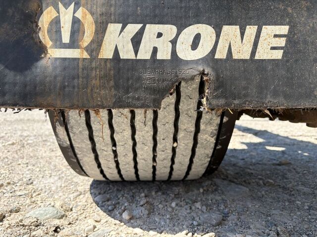 Remolque con chasis intercambiable Krone Maxi BDF Lafette mit Breitreifen 445er