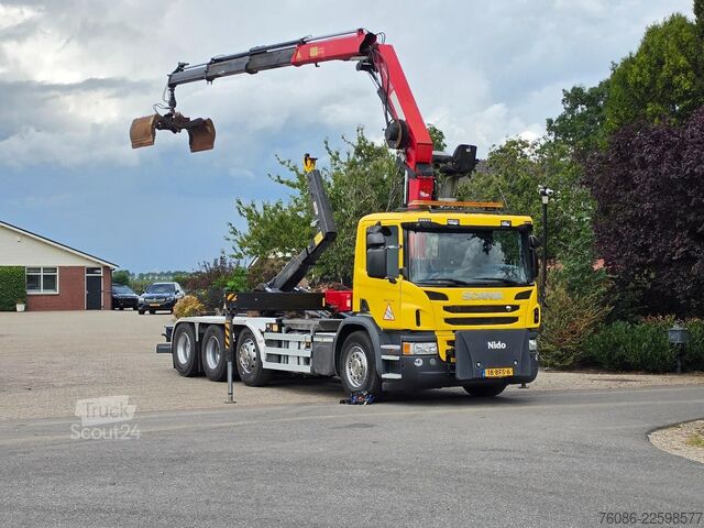 Система за рамо с кука Scania P450 8x2!!KRAAN/HAAK!! EX GEMEENTE!!EURO6!!