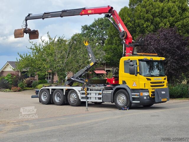 Система за рамо с кука Scania P450 8x2!!KRAAN/HAAK!! EX GEMEENTE!!EURO6!!