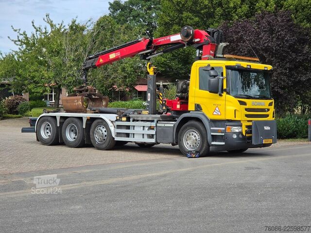 Система за рамо с кука Scania P450 8x2!!KRAAN/HAAK!! EX GEMEENTE!!EURO6!!