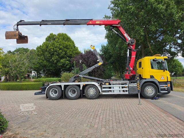 Система за рамо с кука Scania P450 8x2!!KRAAN/HAAK!! EX GEMEENTE!!EURO6!!