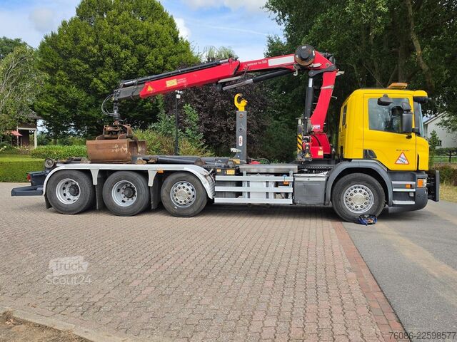 Система за рамо с кука Scania P450 8x2!!KRAAN/HAAK!! EX GEMEENTE!!EURO6!!