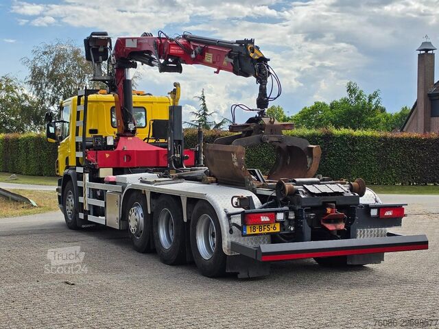 Система за рамо с кука Scania P450 8x2!!KRAAN/HAAK!! EX GEMEENTE!!EURO6!!