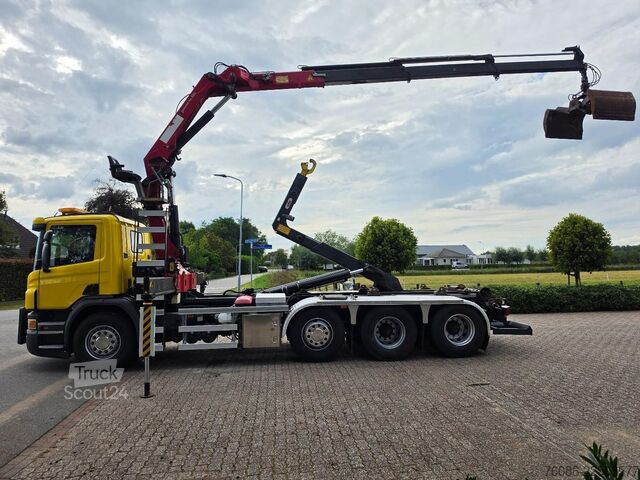 Система за рамо с кука Scania P450 8x2!!KRAAN/HAAK!! EX GEMEENTE!!EURO6!!