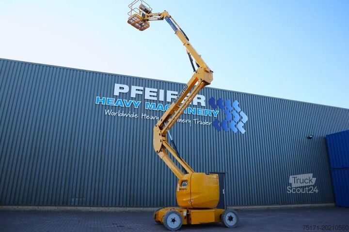 Kĺbová teleskopická pracovná plošina Manitou 150AETJ Compact Electric, 15m Working Height, 6.5m