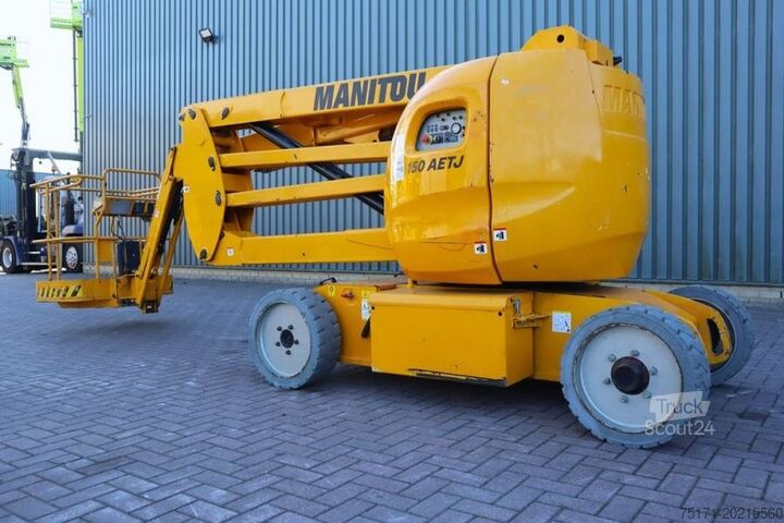 Kĺbová teleskopická pracovná plošina Manitou 150AETJ Compact Electric, 15m Working Height, 6.5m