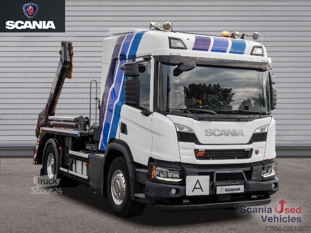 Camion benne Scania P 500 B4x2NA - XT / 4-Federung / MEILLER AK 12.T -