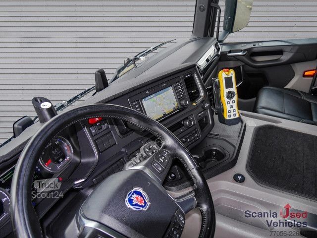 Camion benne Scania P 500 B4x2NA - XT / 4-Federung / MEILLER AK 12.T -