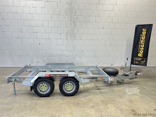 Gép szállítók és kotrógép pótkocsik Brian James Trailers Chassis Plant Generator Maschinentransporter