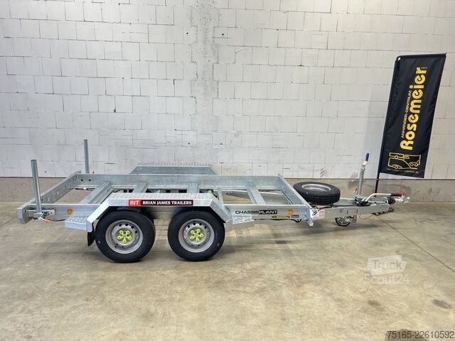 Gép szállítók és kotrógép pótkocsik Brian James Trailers Chassis Plant Generator Maschinentransporter