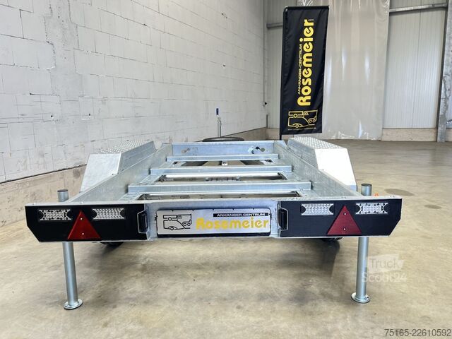 Gép szállítók és kotrógép pótkocsik Brian James Trailers Chassis Plant Generator Maschinentransporter