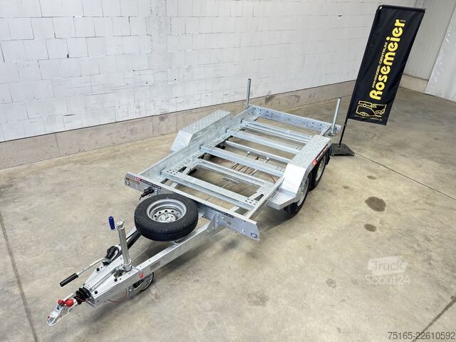 Gép szállítók és kotrógép pótkocsik Brian James Trailers Chassis Plant Generator Maschinentransporter