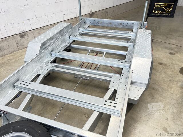 Gép szállítók és kotrógép pótkocsik Brian James Trailers Chassis Plant Generator Maschinentransporter