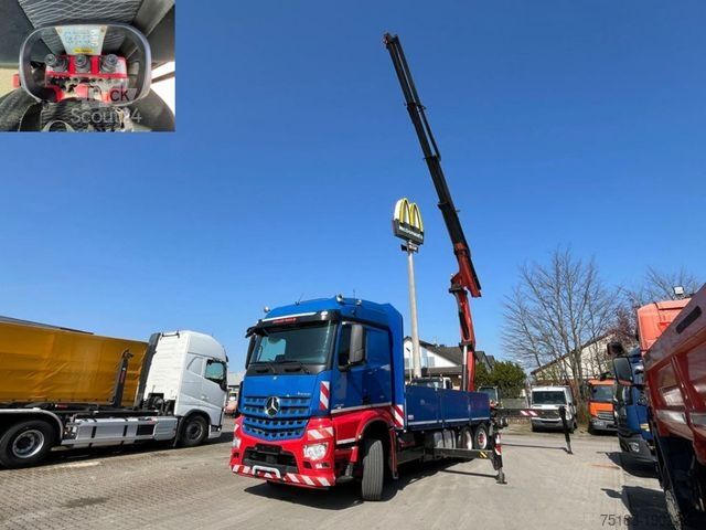 Camion cu platformă MERCEDES-BENZ Arocs 2545 6x4 HAD Pritsche Heckkran PK 41002