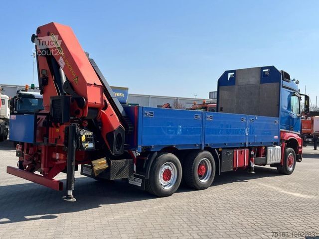 Camion cu platformă MERCEDES-BENZ Arocs 2545 6x4 HAD Pritsche Heckkran PK 41002