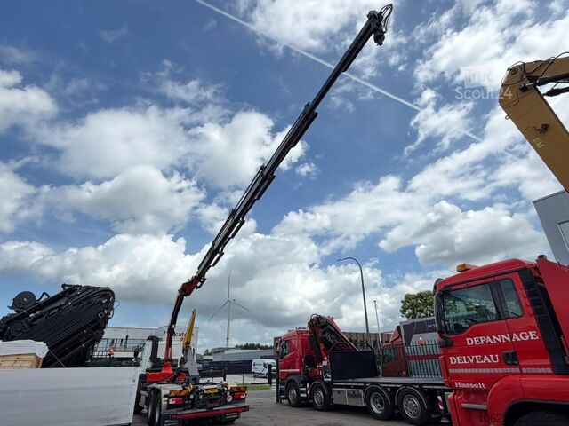 Sistema de braço de gancho DAF CF 480 6x4 HOOKLIFT + CRANE PALFINGER PK19.001 ...