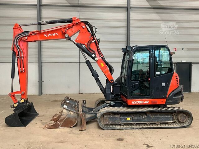 Midi ekskavatorius Kubota KX 080-4 A