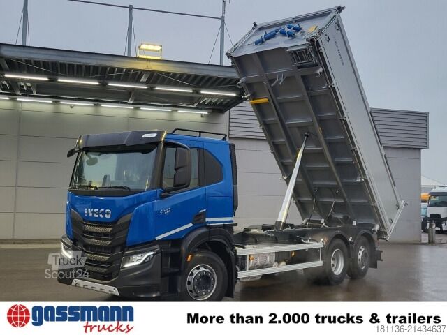 Billenő teherautó Iveco S-Way 420 6x2, Lenk-, Liftachse