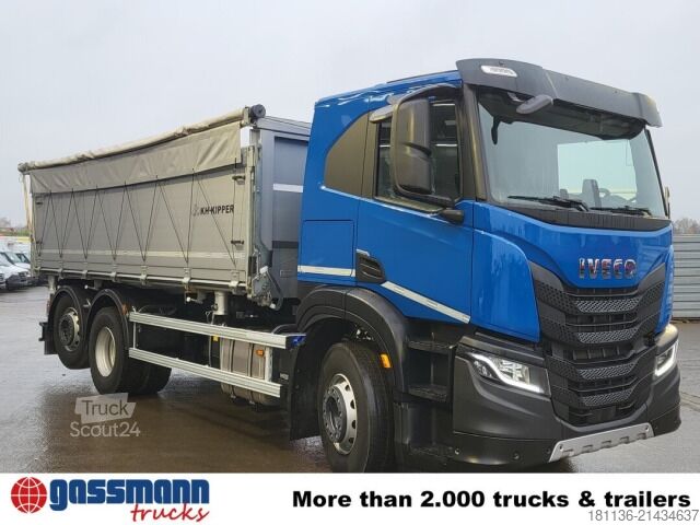 Billenő teherautó Iveco S-Way 420 6x2, Lenk-, Liftachse