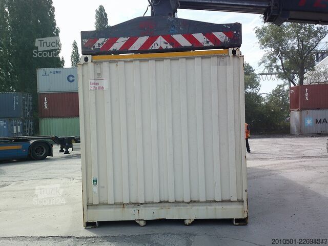 Değiştirilebilir kasa kutu yapılı Wechselbrücke Container auf Stelzen BDF 7,45m Rolltor Rolltor SOFORT VERFÜGBAR