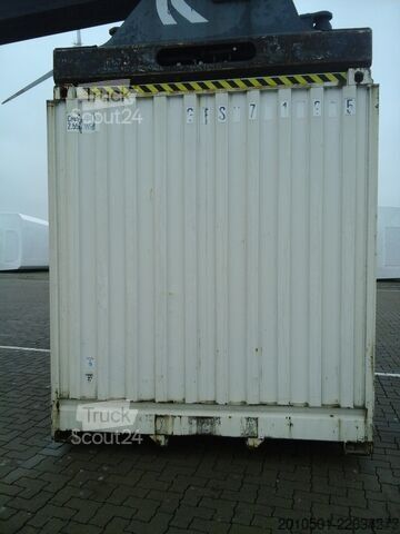 Değiştirilebilir kasa kutu yapılı Wechselbrücke Container auf Stelzen BDF 7,45m Rolltor Rolltor SOFORT VERFÜGBAR
