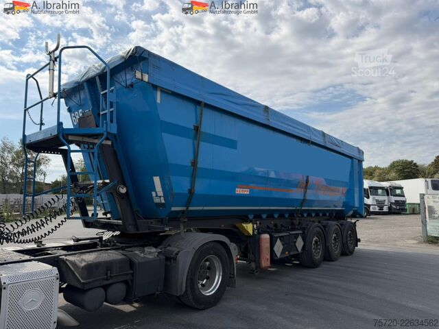 Damperli yarı römork Kempf SKM 35/3 50 cbm Stahlmulde Liftachse Scheibenbremse
