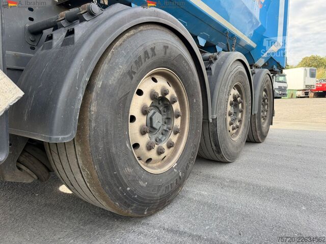 Damperli yarı römork Kempf SKM 35/3 50 cbm Stahlmulde Liftachse Scheibenbremse