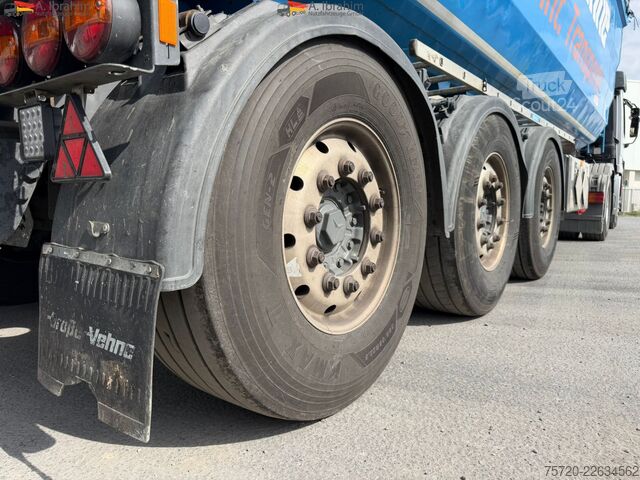 Damperli yarı römork Kempf SKM 35/3 50 cbm Stahlmulde Liftachse Scheibenbremse