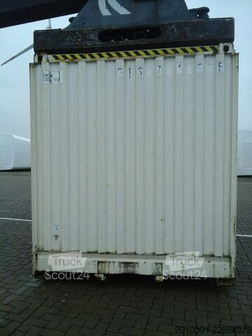 сменяема надстройка с кутиеобразна конструкция Wechselbrücke Container auf Stelzen BDF 7,45m Rolltor Rolltor SOFORT VERFÜGBAR