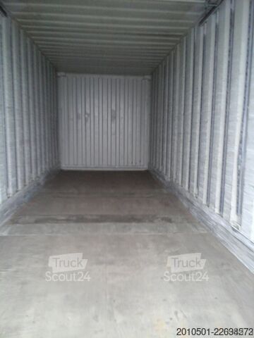сменяема надстройка с кутиеобразна конструкция Wechselbrücke Container auf Stelzen BDF 7,45m Rolltor Rolltor SOFORT VERFÜGBAR