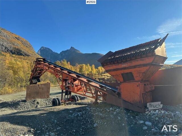 Μονάδα διαλογής Terex Finlay Hydrascreen screener with feed hopper