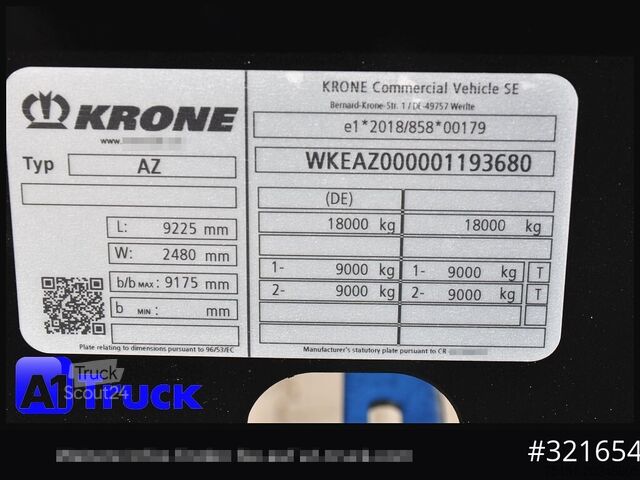 Camión para usos especiales KRONE 3 x AZW 18, MAXI für 1120mm + 1320mm, SOFORT NEU