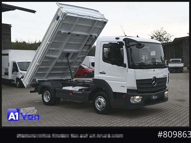 Tre-vejs tippevogn MERCEDES-BENZ Atego 816 Kipper, Ahk,Klima, Meiller, 3-Sitzer