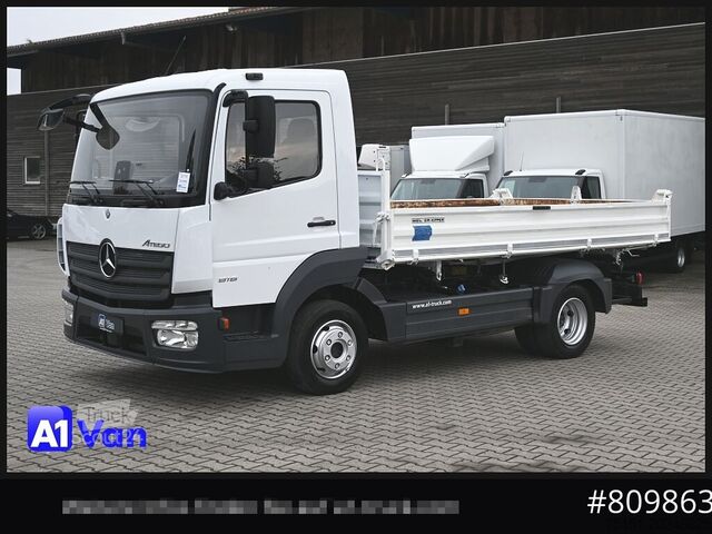 Tre-vejs tippevogn MERCEDES-BENZ Atego 816 Kipper, Ahk,Klima, Meiller, 3-Sitzer