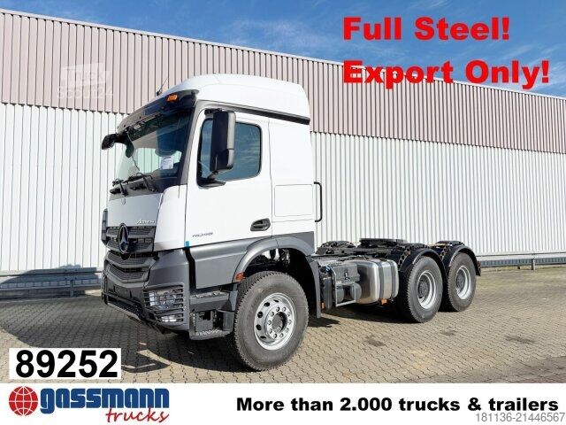 Tracteur routier standard Mercedes-Benz Arocs 4048 S 6x4, Grounder, StreamSpace, Export